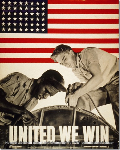 1943 --- United We Win Poster by Howard Liberman --- Image by © CORBIS