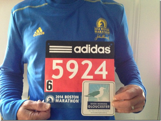 Dennis Represents at the Marathon