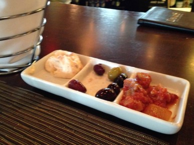 Perfect little plate served with bread