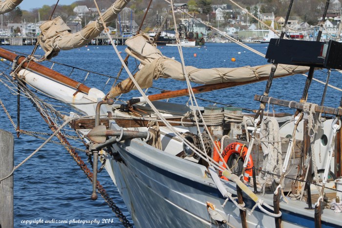 May 7, 2014 bow of the Harvey gamge