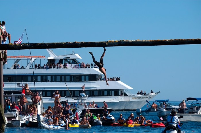 Saint Peter's Fiesta Free Falling ©Kim Smith 2014 -2