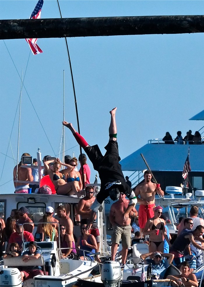 Saint Peter's Fiesta Free Falling ©Kim Smith 2014. -4