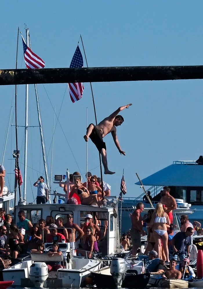 Saint Peter's Fiesta Free Falling ©Kim Smith 2014. -9