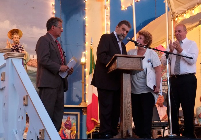 Saint Peters Fiesta Gloucester Domenic Nicastro Joe Novello Joe Orlando ©Kim Smith 2014