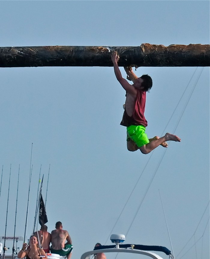 Saint Peter's Fiesta Greasy Pole Saturday ©Kim Smith 2014 -16