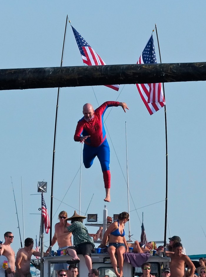 Saint Peter's Fiesta Greasy Pole Saturday ©Kim Smith 2014 -5