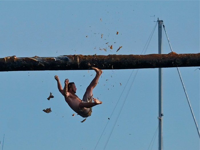 Saint Peter's Fiesta Greasy Pole Saturday ©Kim Smith 2014 -9