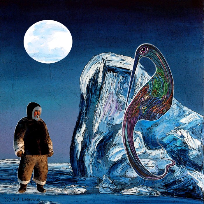 freelang in Alaska with innuit