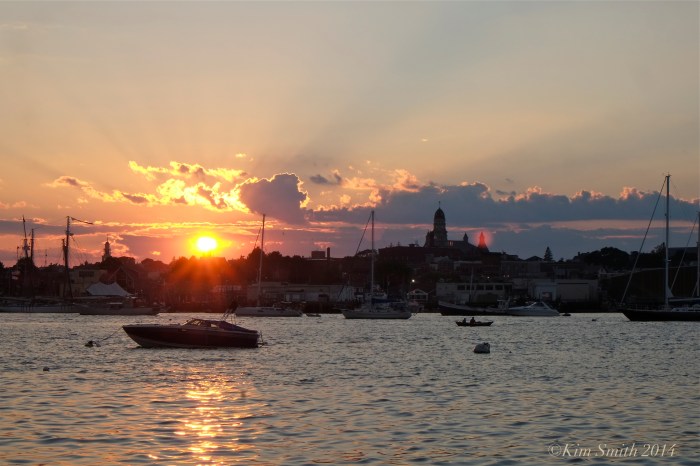 Gloucester City hall Harbor sunset Smiths Cove ©Kim Smith 2014