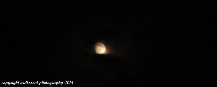 July 9, 2014 spooky almost full moon