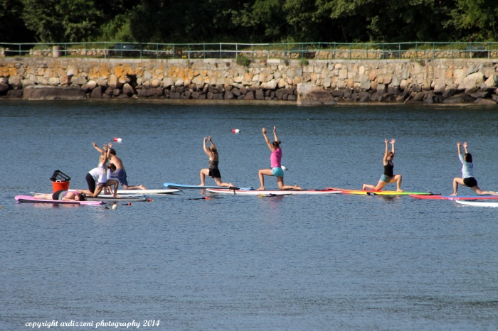 August 10, 2014 morning SUP yoga