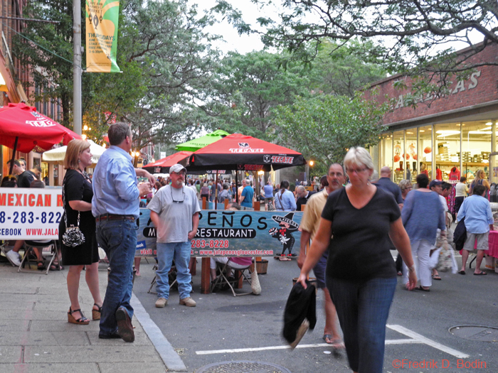 This was a great Block Party. It started busy and was jammed until 9 pm. Staying open this late was a milestone for me. Tomorrow, Sunday, will be a couch day for Fred.