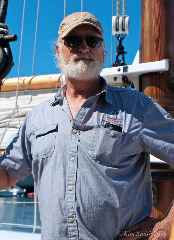 Captain Tom Ellis Schooner Lannon ©Kim Smith 2014