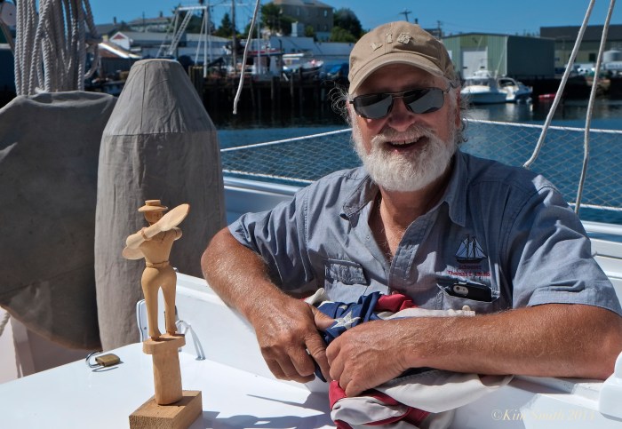 Captain Tom Ellis Schooner Lannon whirlygig -2 ©Kim Smith 2014JPG