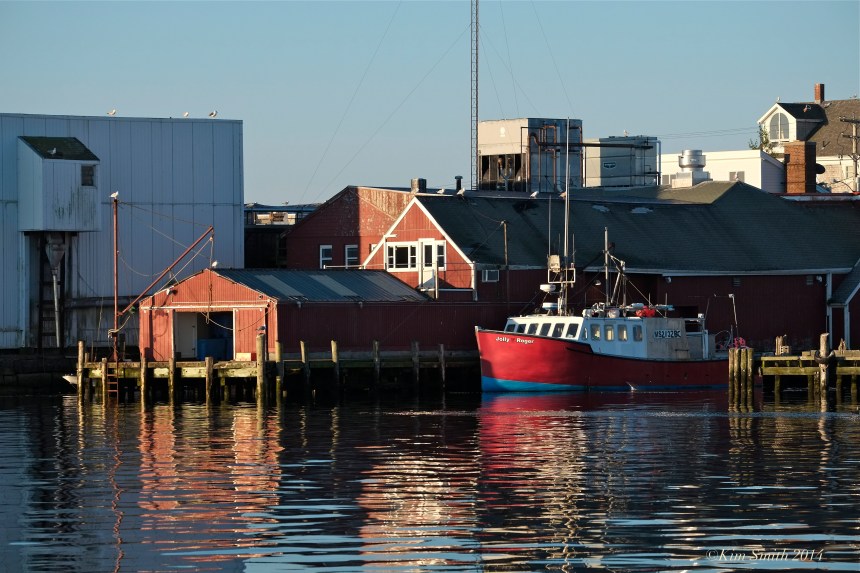 Gloucester Harbor Fishing Boat Jolly Roger ©Kim Smith 2014