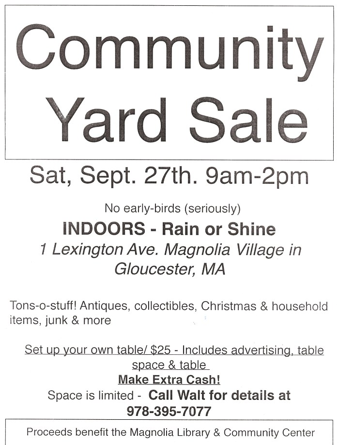 Community Yard Sale