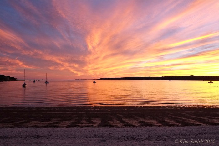Niles Beach Gloucester ma sunset ©Kim Smith 2014