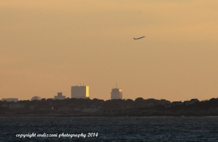 September 24, 2014 Sunset with Boston in background