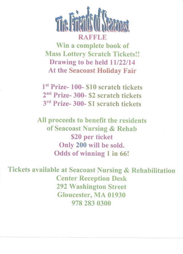 FOS Scratch Ticket  NOV 2014