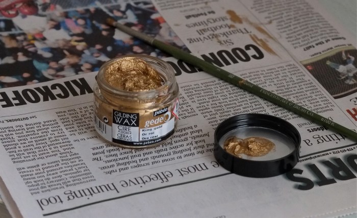Gilding wax -1 ©Kim Smith 2014