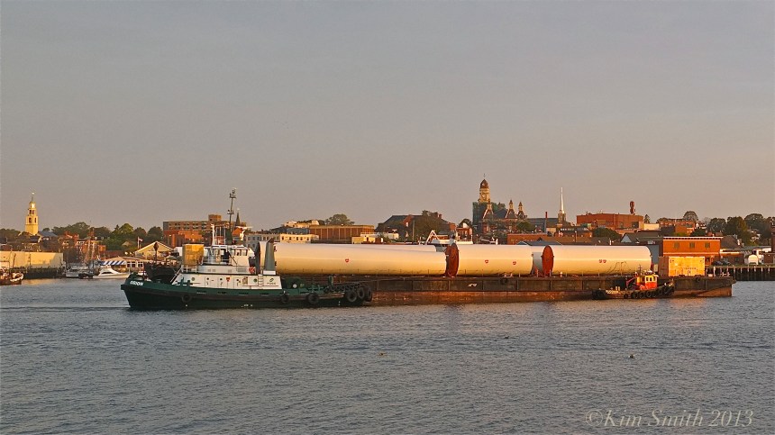 Gloucester's First Wind Turbine-Gloucester Harbor ©Kim Smith 2012