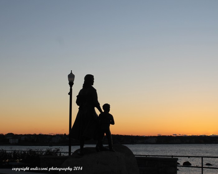 November 22, 2014 Fishermen Wives Memorial at Sunrise