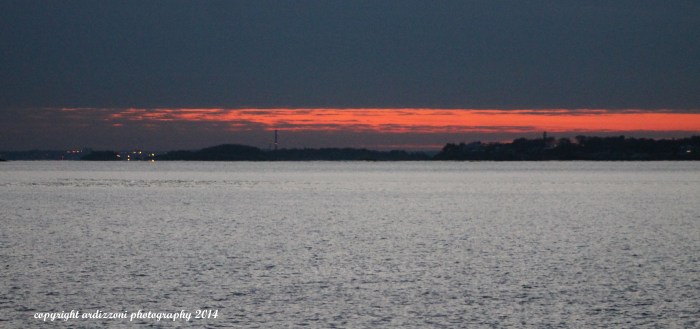 November 29, 2014 sunset overlooking Salem