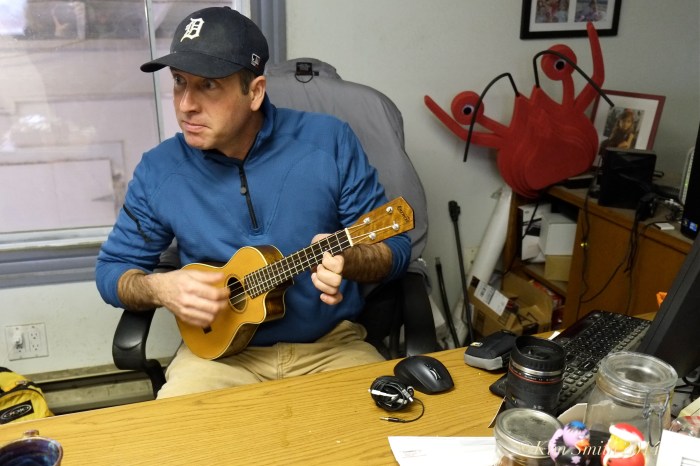 Joey Ciaramitaro John Hicks uklele interview  -3 ©Kim Smith 2014.