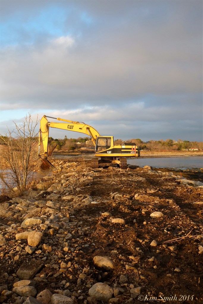Niles Pond Brace Cove casueway restoration -2 ©Kim Smith 2014.