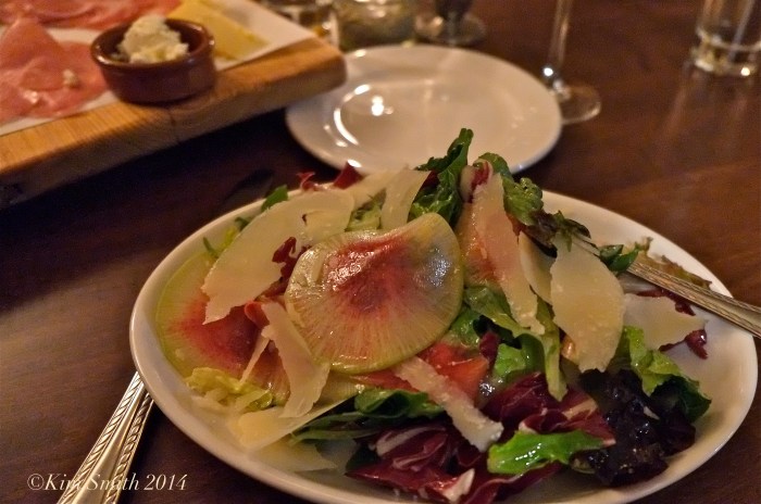 Pinoli Restaurant Gloucester MA misticanza di campo ©Kim Smith 2014