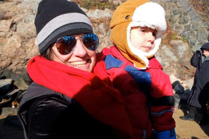 2015 Rocky Neck Plunge Nicole aand Jude©Kim Smith 2015