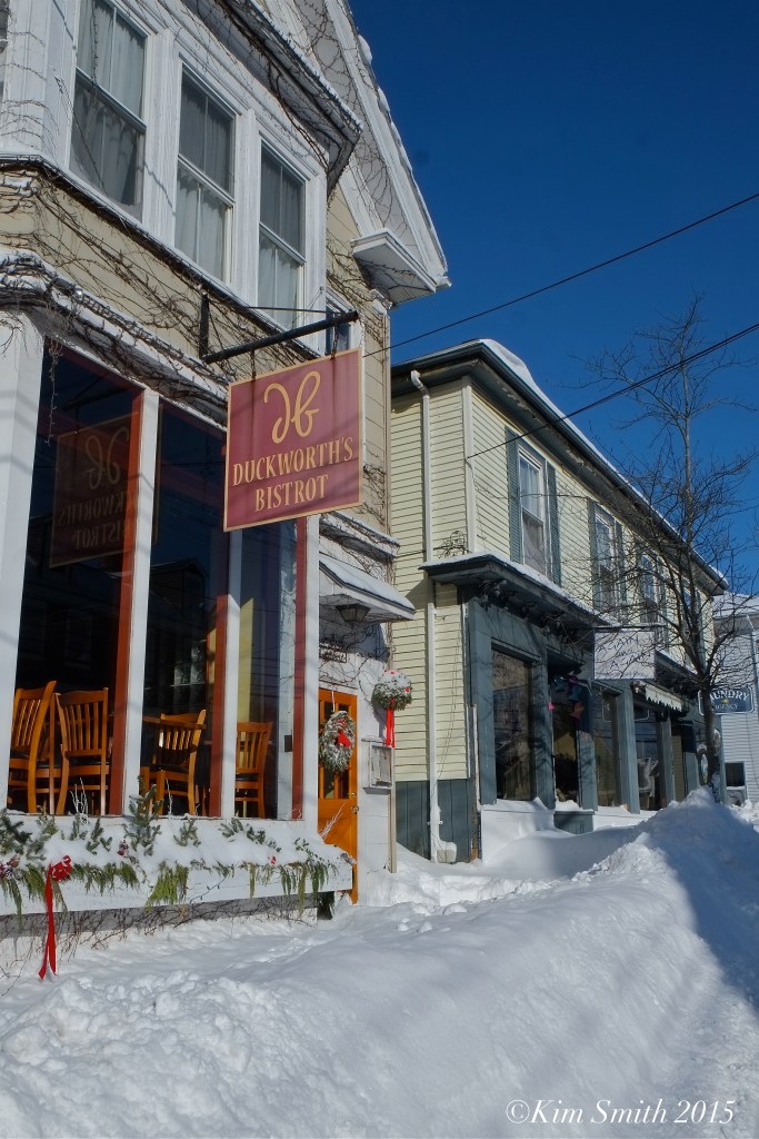Gloucester Duckworth's Restaurant Blizzard 2015 ©Kim Smith 2015