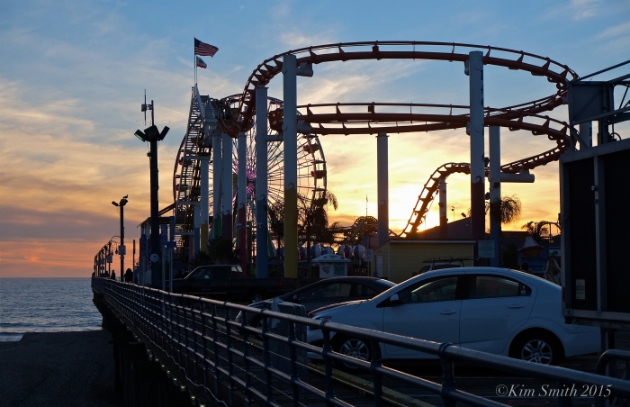 Santa Monica Pier Pacific Park roller coaster ©Kim Smith 2015