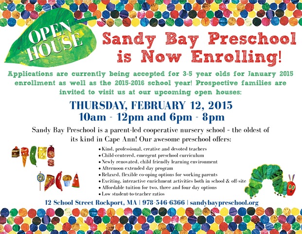 February Open House Flyer
