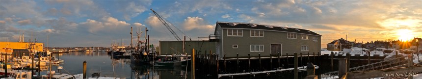 Gloucester Harbor and Fort Panorama ©Kim Smith 2015