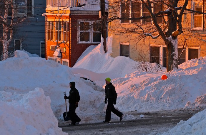 Pirates Lane snow Gloucester ©Kim Smith 2015
