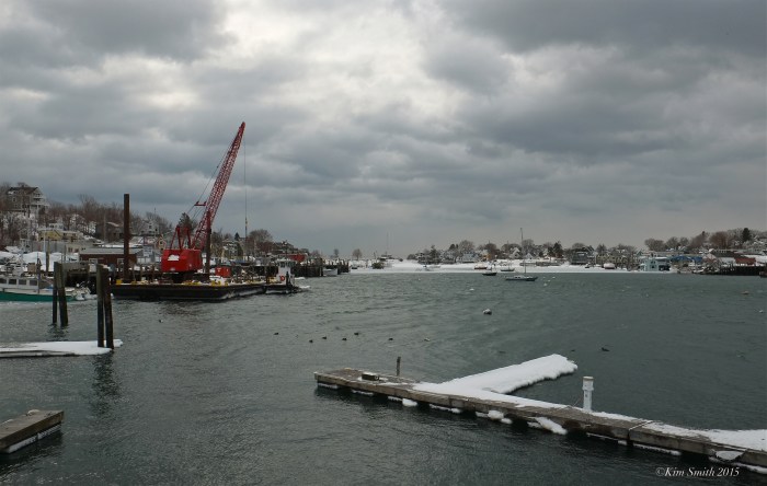 Smiths Cove harbor freezing ©Kim Smith 2015