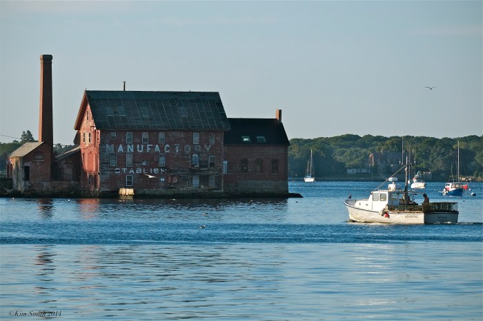 Dunlin Lobster Boat Gloucester Massachusetts Paint factory -2 ©Kim Smith2014