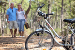 Middle Aged Couple biking GMG