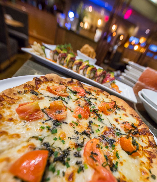 Minglewood pizza and sushi