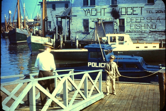 Policeman and Boat