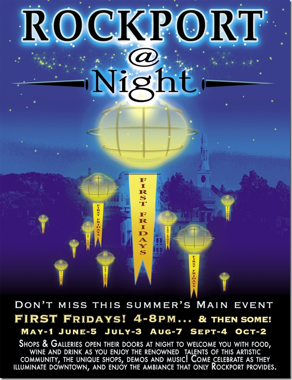 Rockport At Night poster Press-PR 2015