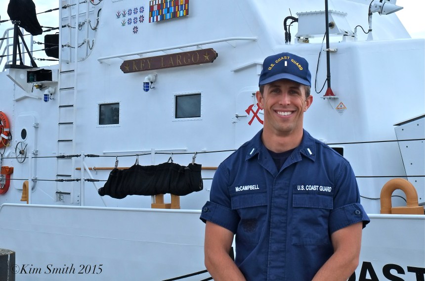 Brandon McCampbell Key Largo Coast Guard Cutter Executive Officer ©Kim Smith 2015
