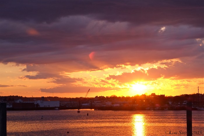 Gloucester City Skyline Sunset -2 ©Kim Smith 2015