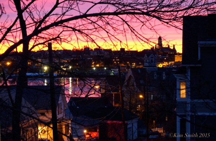 Gloucester MA City Hall Sunset -3 ©Kim Smith 2015