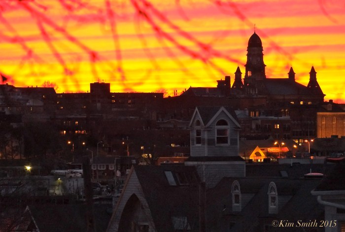 Gloucester MA City Hall Sunset ©Kim Smith 2015 -2
