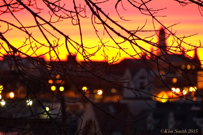 Gloucester MA City Hall Sunset ©Kim Smith 2015