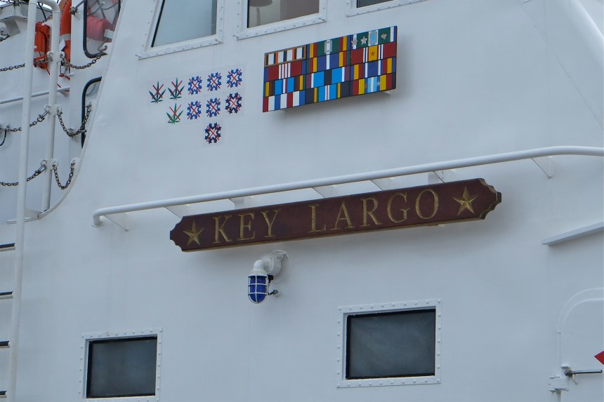 Key Largo Coast Guard Cutter Arrives Gloucester April 21, 2015 -2 ©Kim Smith 2015