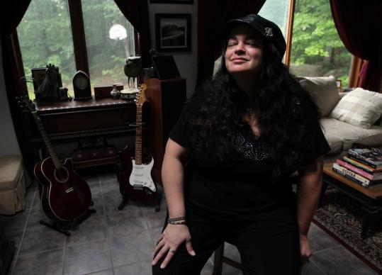 Lisa Marie Harrington says, “Music got me through the hard times.’’ (Bill Greene/Globe Staff) By Lenny Megliola