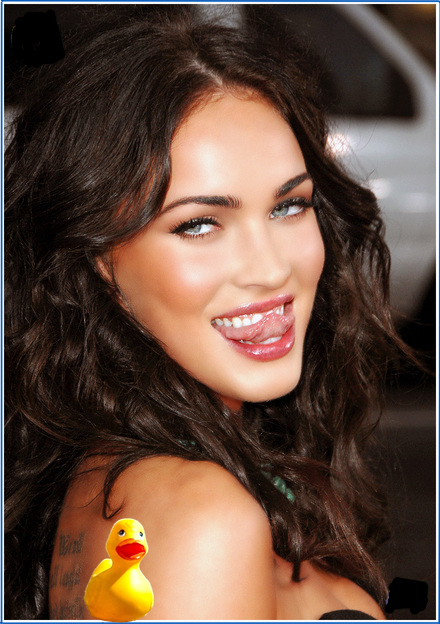 Megan Fox loves the taste of Rockport water.